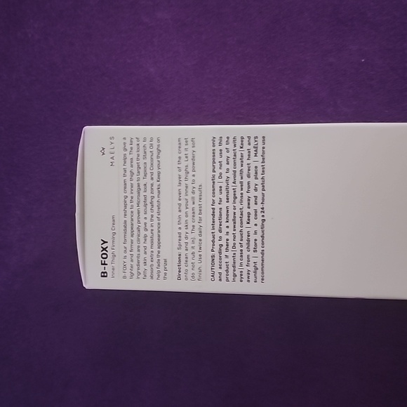 NIB B-FOXY Inner Thigh Firming Cream - Picture 7 of 9